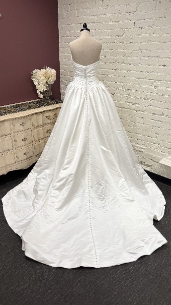 Ethereal bridal Style #Aurelia #6 Ivory Satin thumbnail