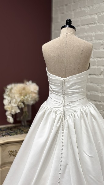 Ethereal bridal Style #Aurelia #7 Ivory Satin thumbnail