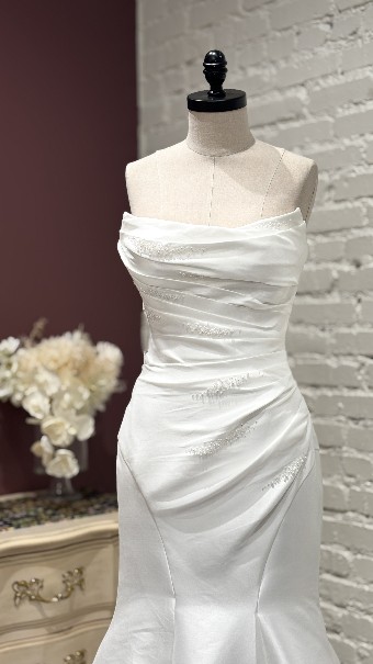 Ethereal bridal Style #Pelagia #1 Ivory/Mikado thumbnail