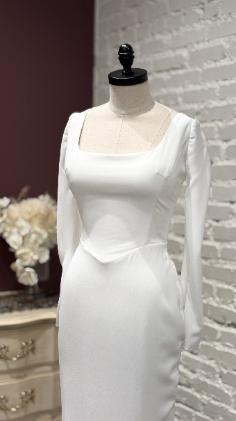 Ethereal bridal Style #Ariel #1 Ivory thumbnail