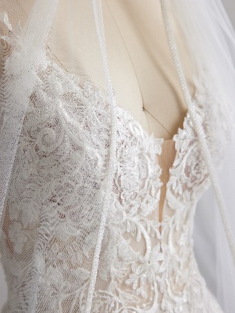 Maggie Sottero  Style #LIZZY #5 Ivory (gown with Natural Illusion) thumbnail