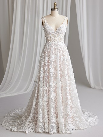 Maggie Sottero  Style #LADONNA #0 default Ivory (gown with Natural Illusion) thumbnail