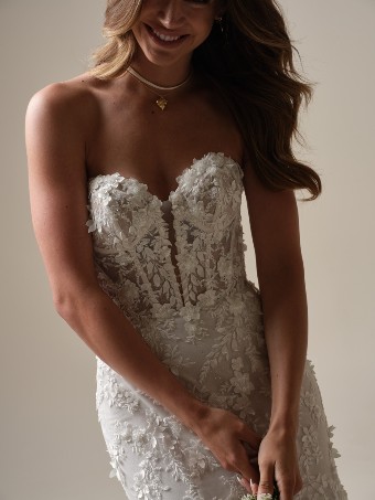 Maggie Sottero  Style #ROBERTA #3 Ivory (gown with Natural Illusion) thumbnail