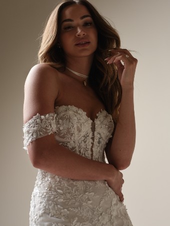 Maggie Sottero  Style #ROBERTA #1 Ivory (gown with Natural Illusion) thumbnail