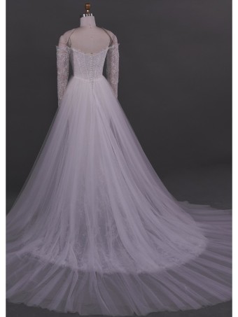 Ethereal bridal Style #Halo Overskirt #0 default Ivory thumbnail