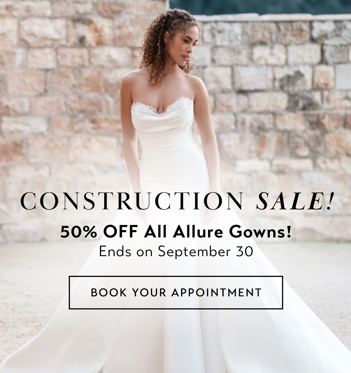 Construction sale mobile banner