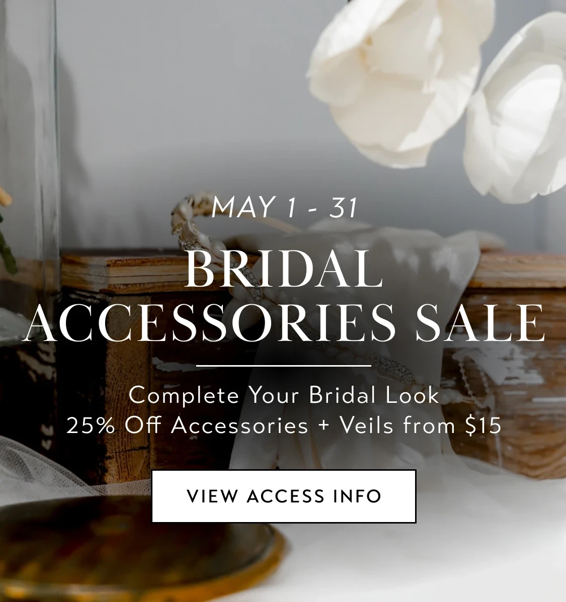 Bridal Accessories Sale