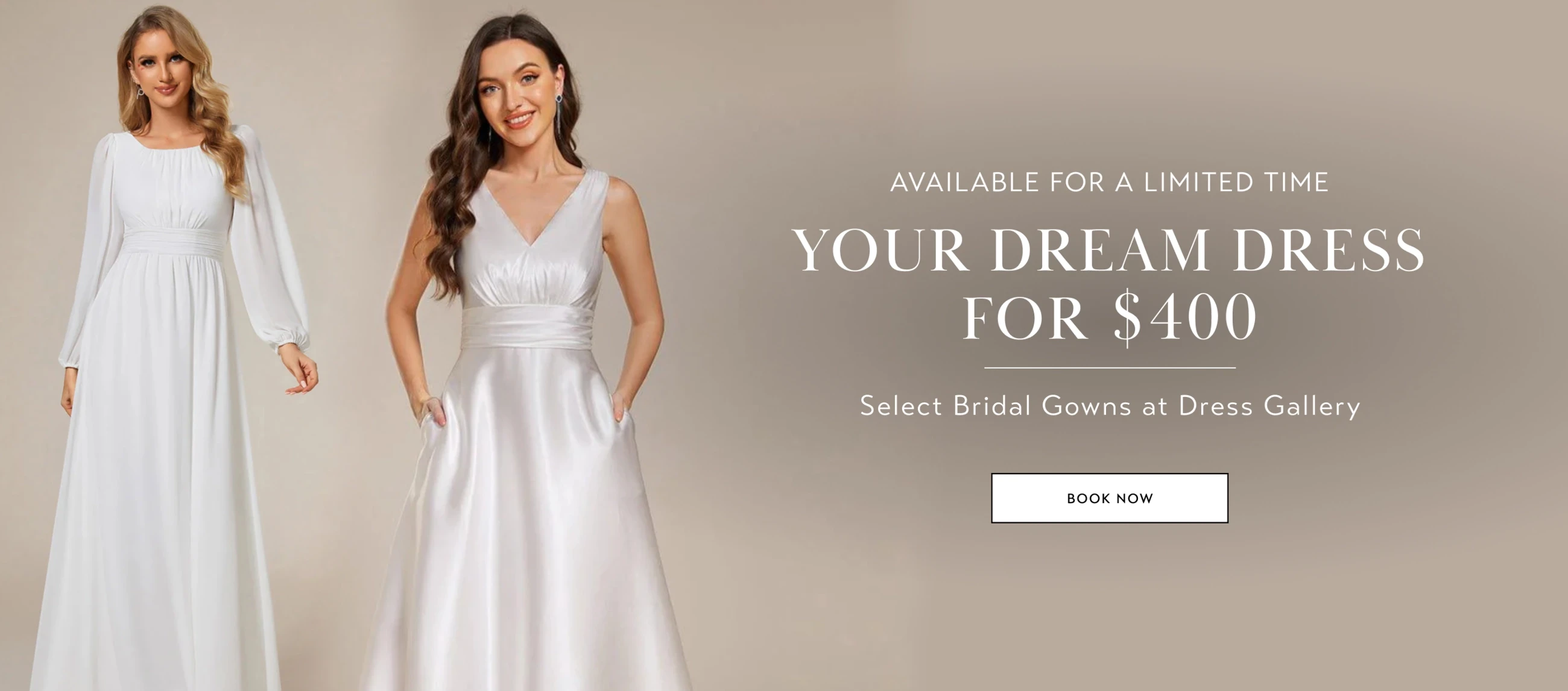 Your Dream Dress for $400